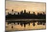 Sunrise over the West Entrance to Angkor Wat, Angkor, Siem Reap, Cambodia-Michael Nolan-Mounted Photographic Print