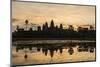 Sunrise over the West Entrance to Angkor Wat, Angkor, Siem Reap, Cambodia-Michael Nolan-Mounted Photographic Print