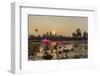 Sunrise over the West Entrance to Angkor Wat, Angkor, Siem Reap, Cambodia-Michael Nolan-Framed Photographic Print