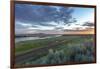 Sunrise over the Yellowstone River near Terry, Montana, USA-Chuck Haney-Framed Photographic Print