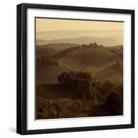 Sunrise over Tuscany I-Shelley Lake-Framed Photographic Print