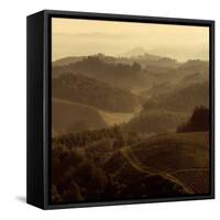 Sunrise over Tuscany II-Shelley Lake-Framed Stretched Canvas