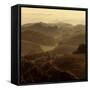 Sunrise over Tuscany II-Shelley Lake-Framed Stretched Canvas