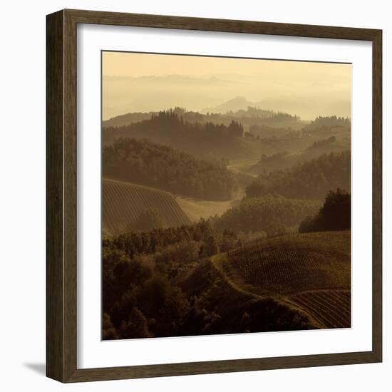 Sunrise over Tuscany II-Shelley Lake-Framed Photographic Print