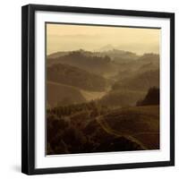 Sunrise over Tuscany II-Shelley Lake-Framed Photographic Print