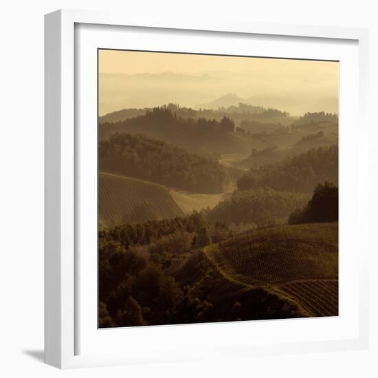 Sunrise over Tuscany II-Shelley Lake-Framed Photographic Print