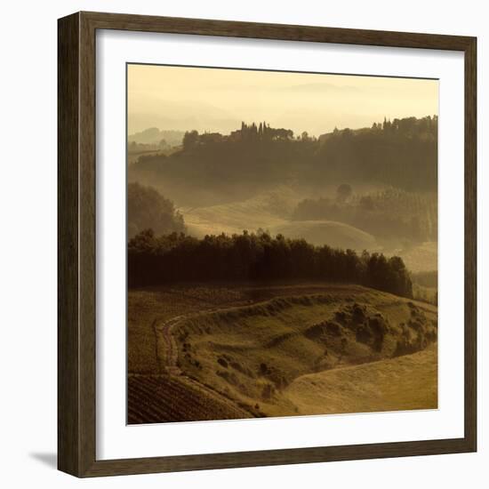 Sunrise over Tuscany III-Shelley Lake-Framed Photographic Print