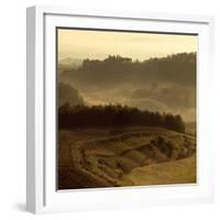 Sunrise over Tuscany III-Shelley Lake-Framed Photographic Print