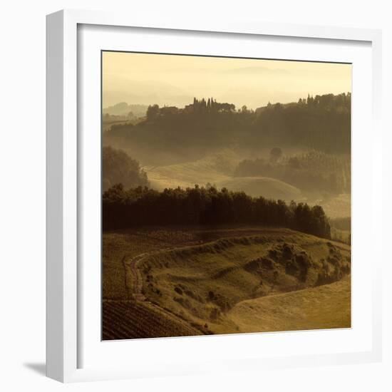 Sunrise over Tuscany III-Shelley Lake-Framed Photographic Print