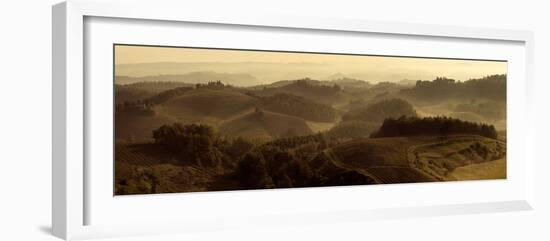 Sunrise over Tuscany-Shelley Lake-Framed Photographic Print