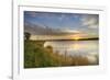 Sunrise over Wetlands at Arrowwood NWR, North Dakota, USA-Chuck Haney-Framed Photographic Print