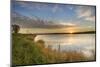 Sunrise over Wetlands at Arrowwood NWR, North Dakota, USA-Chuck Haney-Mounted Photographic Print