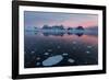 Sunrise over Wiencke Island in the Neumayer Channel, Antarctica, Polar Regions-Michael Nolan-Framed Photographic Print