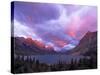Sunrise over Wild Goose Island, Glacier National Park, Montana, USA-Chuck Haney-Stretched Canvas