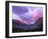 Sunrise over Wild Goose Island, Glacier National Park, Montana, USA-Chuck Haney-Framed Photographic Print