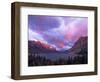 Sunrise over Wild Goose Island, Glacier National Park, Montana, USA-Chuck Haney-Framed Photographic Print