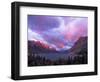 Sunrise over Wild Goose Island, Glacier National Park, Montana, USA-Chuck Haney-Framed Photographic Print