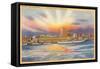 Sunrise over Wilmington, North Carolina-null-Framed Stretched Canvas