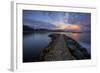 Sunrise Pier at Fort Baker, Sausalito California-null-Framed Photographic Print