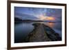 Sunrise Pier at Fort Baker, Sausalito California-null-Framed Photographic Print