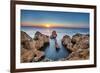 Sunrise, Ponta De Piedade, Lagos, Algarve, Portugal-Sabine Lubenow-Framed Photographic Print