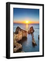 Sunrise, Ponta De Piedade, Lagos, Algarve, Portugal-Sabine Lubenow-Framed Photographic Print