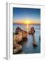 Sunrise, Ponta De Piedade, Lagos, Algarve, Portugal-Sabine Lubenow-Framed Photographic Print