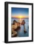 Sunrise, Ponta De Piedade, Lagos, Algarve, Portugal-Sabine Lubenow-Framed Photographic Print