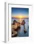 Sunrise, Ponta De Piedade, Lagos, Algarve, Portugal-Sabine Lubenow-Framed Photographic Print