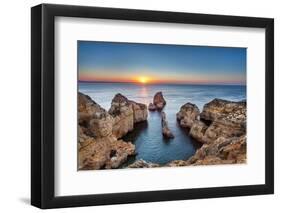 Sunrise, Ponta De Piedade, Lagos, Algarve, Portugal-Sabine Lubenow-Framed Photographic Print