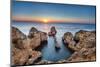 Sunrise, Ponta De Piedade, Lagos, Algarve, Portugal-Sabine Lubenow-Mounted Photographic Print