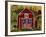 Sunrise Red White Blue Barn Lang-Cheryl Bartley-Framed Giclee Print