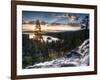 Sunrise Reflecting Off the Waters of Emerald Bay and Eagle Falls, South Lake Tahoe, Ca-Brad Beck-Framed Photographic Print