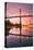 Sunrise Reflection at St. John's Bridge, Portland, Oregon PDX-Vincent James-Stretched Canvas