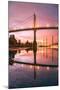 Sunrise Reflection at St. John's Bridge, Portland, Oregon PDX-Vincent James-Mounted Photographic Print