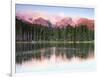 Sunrise Reflections on Sprague Lake, Rocky Mountain National Park, Colorado, USA-Michel Hersen-Framed Photographic Print