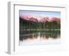 Sunrise Reflections on Sprague Lake, Rocky Mountain National Park, Colorado, USA-Michel Hersen-Framed Photographic Print