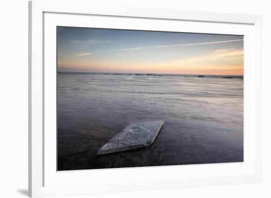 Sunrise, Saltwick Bay, Yorkshire, England, United Kingdom, Europe-Bill Ward-Framed Photographic Print