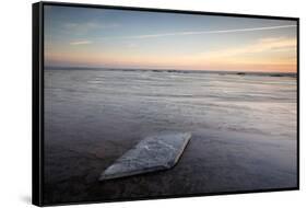 Sunrise, Saltwick Bay, Yorkshire, England, United Kingdom, Europe-Bill Ward-Framed Stretched Canvas