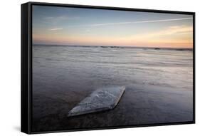 Sunrise, Saltwick Bay, Yorkshire, England, United Kingdom, Europe-Bill Ward-Framed Stretched Canvas