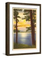 Sunrise, Schroon Lake, New York-null-Framed Art Print