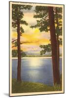 Sunrise, Schroon Lake, New York-null-Mounted Art Print