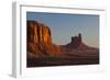 Sunrise, Sentinel Mesa, Big Chief Butte, Monument Valley, Arizona-Michel Hersen-Framed Photographic Print