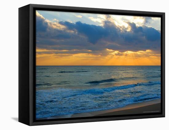 Sunrise, Silver Sands, Canaveral National Seashore, Florida-Lisa S. Engelbrecht-Framed Stretched Canvas