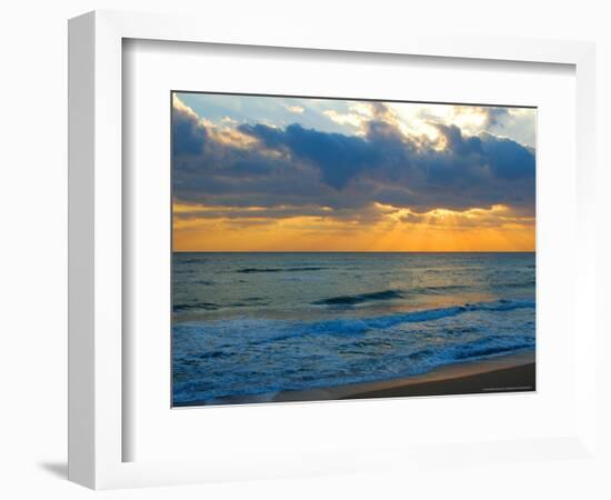 Sunrise, Silver Sands, Canaveral National Seashore, Florida-Lisa S. Engelbrecht-Framed Photographic Print