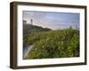 Sunrise Skies over Nubble Aka Cape Neddick Lighthouse in York, Maine, Usa-Chuck Haney-Framed Photographic Print