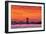 Sunrise Sky Over San Francisco and Golden Gate Bridge-Vincent James-Framed Photographic Print