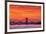 Sunrise Sky Over San Francisco and Golden Gate Bridge-Vincent James-Framed Photographic Print