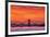 Sunrise Sky Over San Francisco and Golden Gate Bridge-Vincent James-Framed Photographic Print