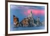 Sunrise Storm Mono Lake, Eastern Sierras, California-Vincent James-Framed Photographic Print